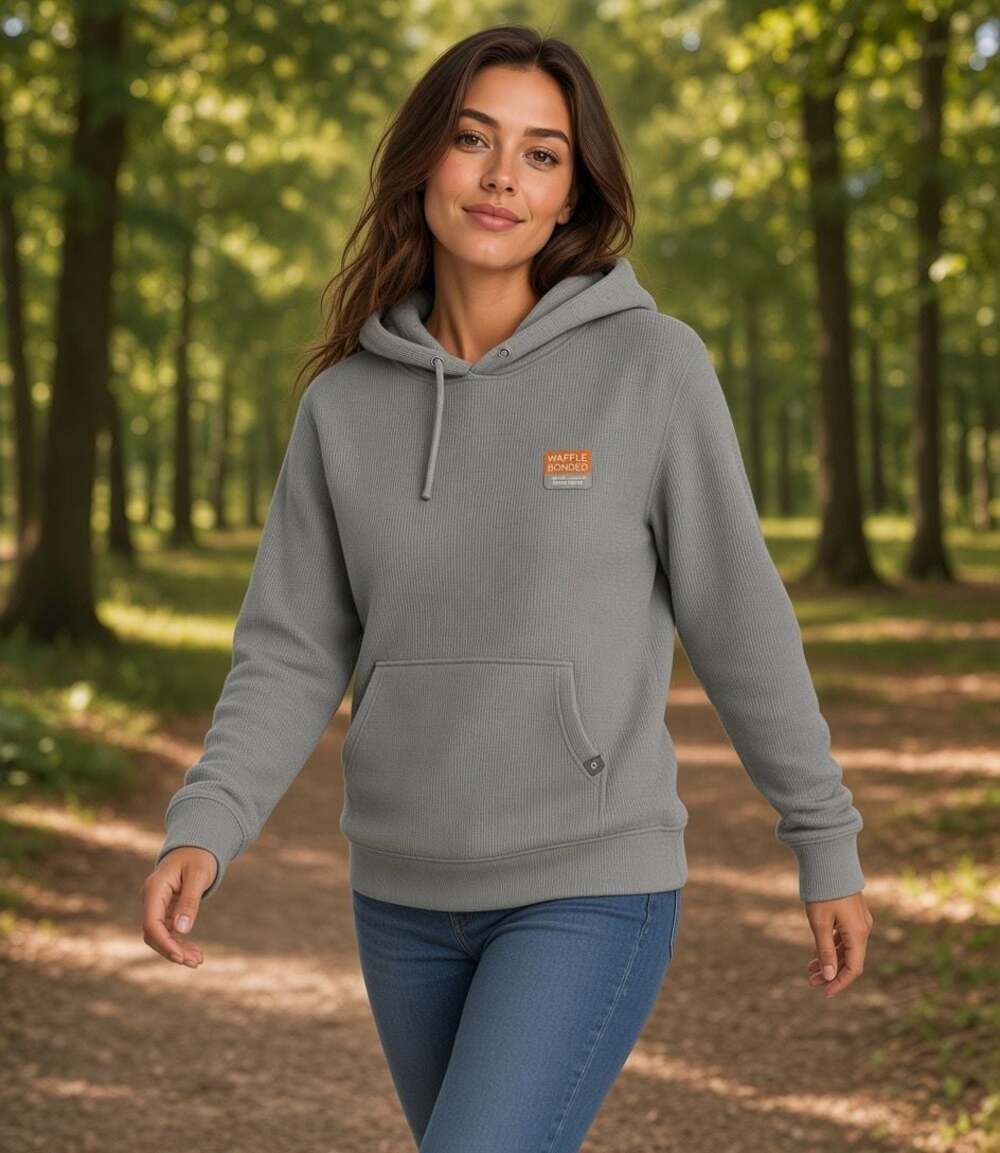 The American Outdoorsman for Women Waffle Bonded Sherpa Lined Hoodie